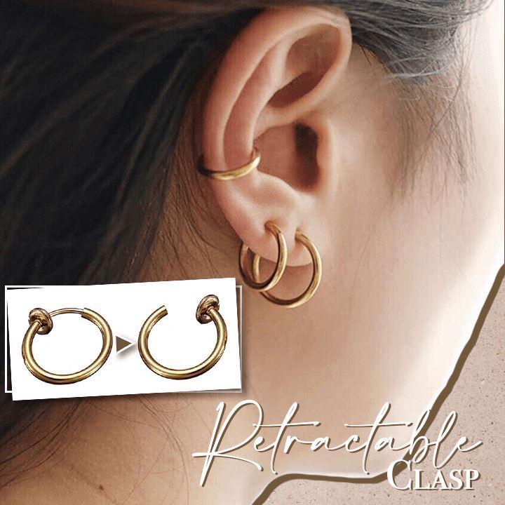 Last Day 1+1 FREE🔥 | EternaChic™ Retractable Earrings