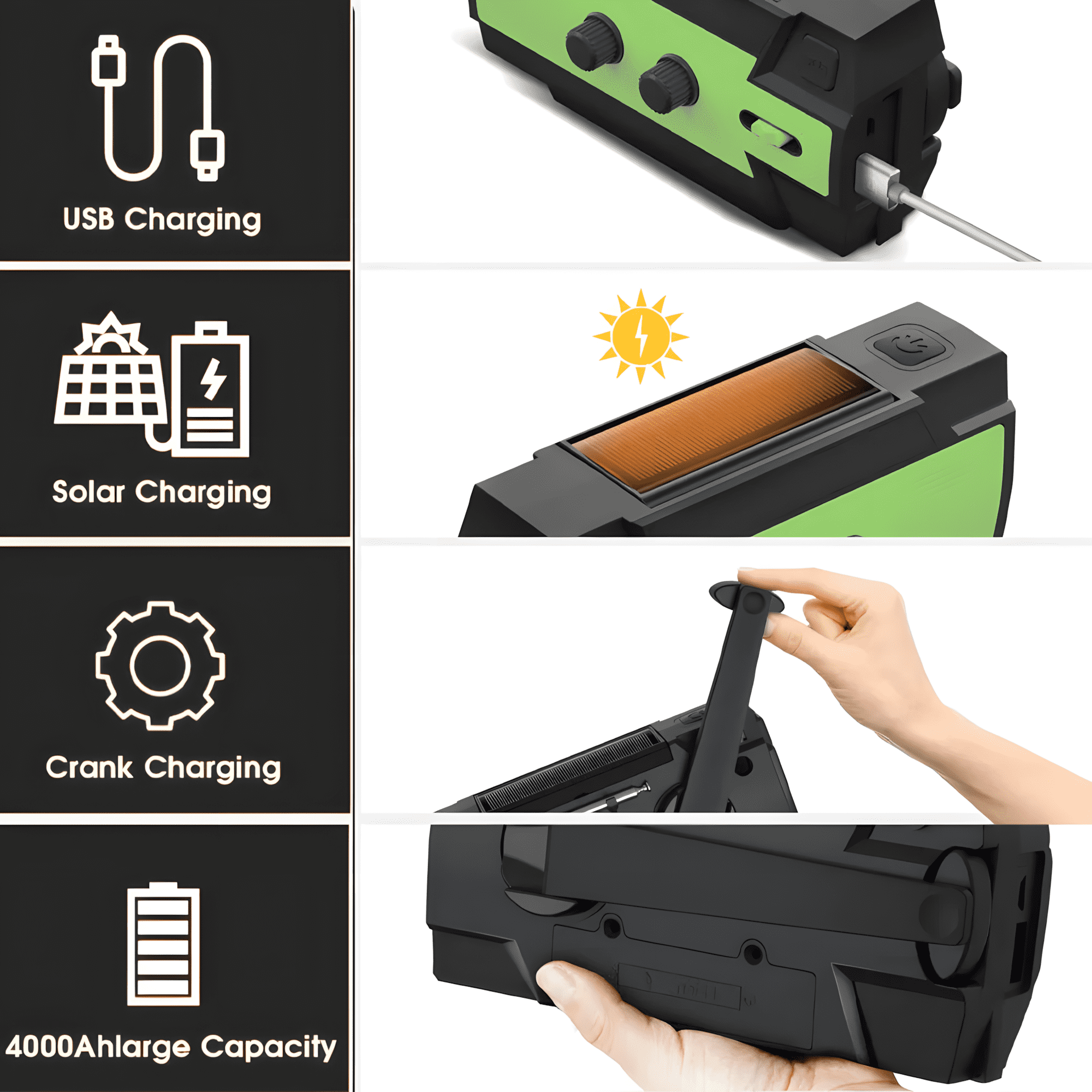 SurvivorPro™ Solar Powered Radio