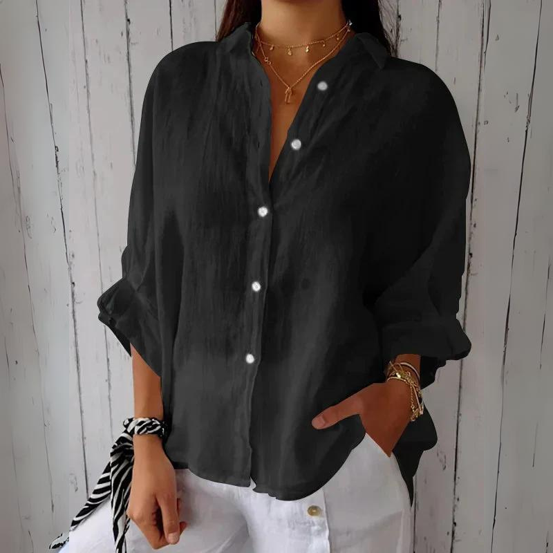 Ella™ Elegant Linen Shirt