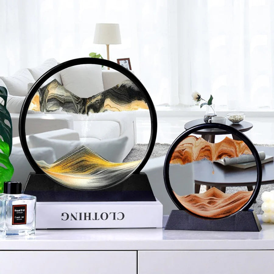 50% OFF🔥 I ZenFlow™ Moving Sand Glass Art
